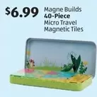 40-Piece Micro Travel Magnetic Tiles