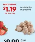 Whole White Mushrooms