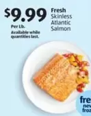 Fresh Skinless Atlantic Salmon