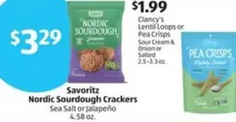 Savoritz - Nordic Sourdough Crackers