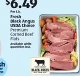 Black Angus USDA Choice Premium Corned Beef Flats