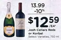 Cellars Reds or Korbel
