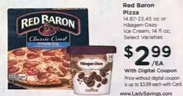 Red Baron - Pizza, Ice Cream