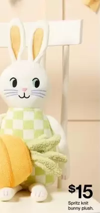 Plush - Spritz knit bunny plush