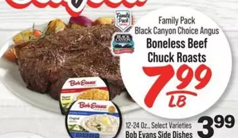 Bob Evans - Boneless Beef Chuck Roasts