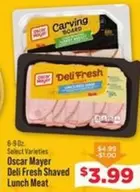 Oscar Mayer - Deli Fresh Shaved Lunch Meat