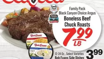 Bob Evans - Boneless Beef Chuck Roasts