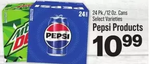 Pepsi - 24 Pk./12 Oz. Cans Select Varieties