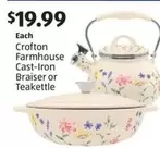 Farmhouse Cast-Iron Braiser or Teakettle