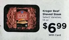 Beef Shaved Steak