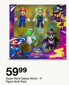 Super Mario Galaxy Movie - 5" Figure Multi-Pack