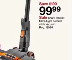 Shark - Ultra-Light corded stick vacuum