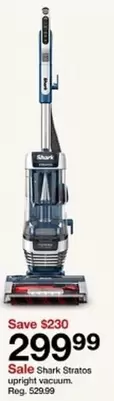 Shark - upright vacuum Stratos