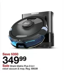 Shark - Matrix Plus 2-in-1 robot vacuum & mop
