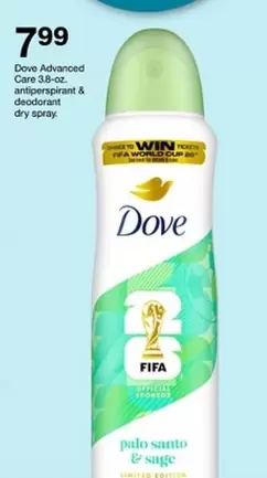 Dove - Advanced Care antiperspirant & deodorant dry spray