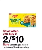 Frozen - frozen protein waffles & pancakes