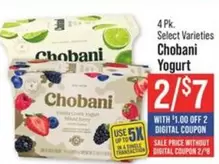 Chobani -  Yogurt