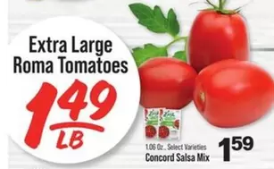 Extra Large Roma Tomatoes