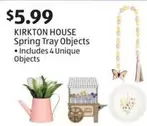 Spring Tray Objects