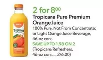 Tropicana - Pure Premium Orange Juice