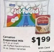 Carnation - Evaporated Milk, Marshmallows