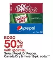 Dr Pepper - Pepsi, , Canada Dry