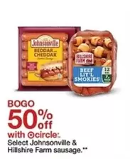 Johnsonville - & Hillshire Farm sausage