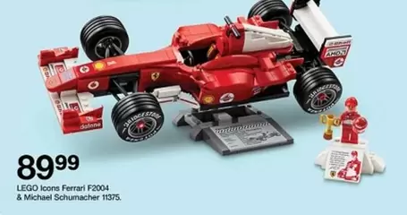 LEGO - Icons Ferrari F2004 & Michael Schumacher 1:15