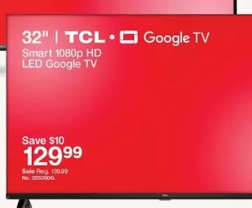 Smart 1080p HD LED Google TV