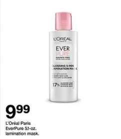 L'oréal - EverPure lamination mask.
