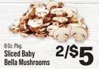 Bella - Sliced Baby  Mushrooms