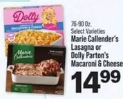 Marie Callender's - Lasagna or Macaroni & Cheese