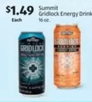 Gridlock Energy Drink