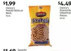 Clancy's - Pretzel Sticks or Minis