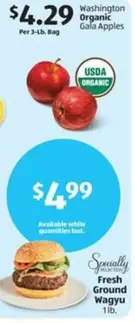 Washington Organic Gala Apples