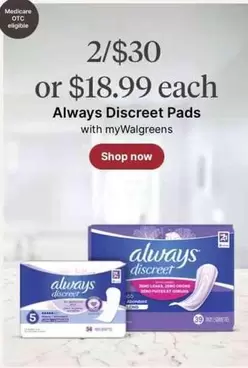 Always - Discreet Pads