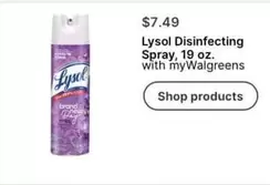 Lysol - Disinfecting Spray