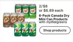 Canada Dry - Mini Can Products