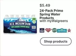 Ice Mountain - 24-Pack Spring Water Products