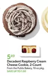 Decadent Raspberry Cream Cheese Cookie