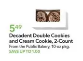 Decadent Double Cookies and Cream Cookie, 2-Count