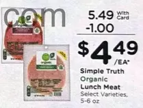 Organic Lunch Meat