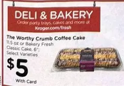 The Worthy Crumb Coffee Cake