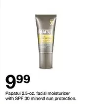 facial moisturizer with SPF 30 mineral sun protection