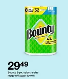 Bounty - select-a-size mega-roll paper towels