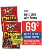 All natural - Vietti Chili with Beans