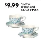 Teacup and Saucer 2-Pack