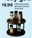 Bamboo Kitchen Organizer