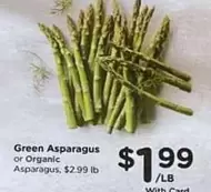 Green Asparagus or Organic Asparagus