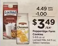 Lactaid - Pepperidge Farm Cookies or  Milk